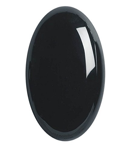 Pierre précieuse Sulemani Hakik noire naturelle de 10.25 carats taille Small