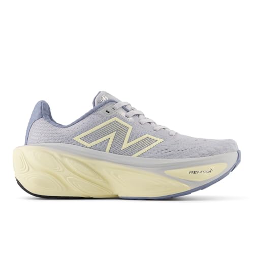 New Balance Women's Fresh Foam X More V5 Running Shoe, Pearl Grey/Dusk Shower/Calcium, 7 W
