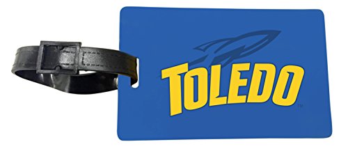 R and R Imports Toledo Rockets Luggage Tag 2-Pack Officially Licensed Collegiate Product