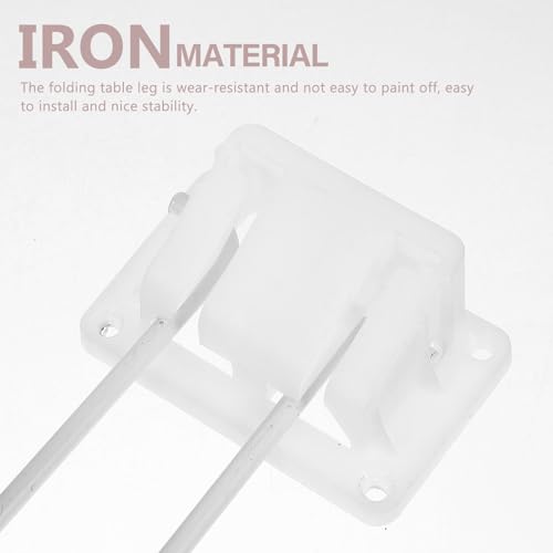 Supports de table pliables en fer blanc résistants lot de 4