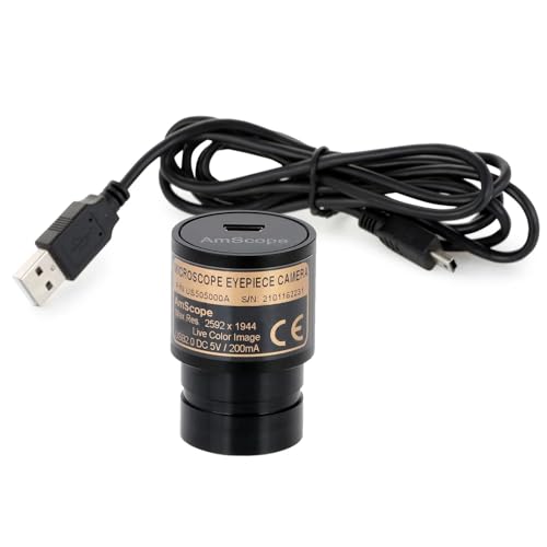 AmScope - 40X-2500X LED Digital Binocular Compound Microscope with 3D Stage + 3MP USB Camera