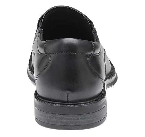 Johnston & Murphy Men's Ardmore Black Leather Moc Toe Venetian Slip On Loafer Shoe3
