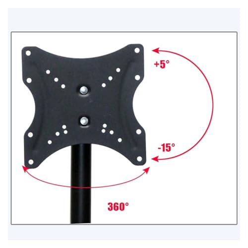 Soporte móvil para TV con ruedas y altura ajustable miniatura 5