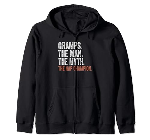 Gramps The Man The Myth The Nap Champion Gifts Gramps Sudadera con Capucha