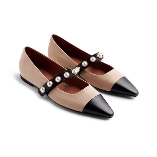 GIOSEPPO GALIEN, Zapatos Planos Mary Jane Mujer, Nude, 39 EU GIOSEPPO GALIEN, Zapatos Planos Mary Jane Mujer, Nude, 39 EU