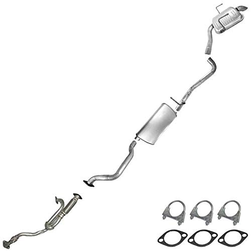 flex pipe resonator muffler exhaust system Fits 2009-2015 Traverse 2009-2010 Outlook