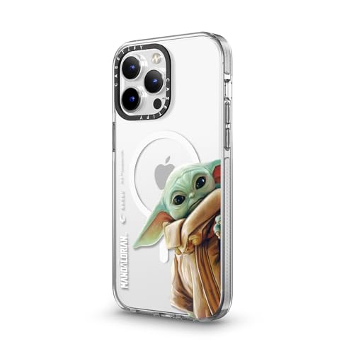 Coque transparente iPhone 14 Pro Max CASETiFY Grogu compatible MagSafe