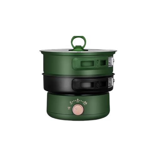 Wivitte�y�������\�z �d�C�� 1.6L �܂肽���݃e�[�u���N�b�J�[ �g���x���N�b�J�[ 304�X�e�����X 2�i�K���� �R���p�N�g ��l�p ���� �痿�� �A�E�g�h�A �w�����Ή� (�O���[��)