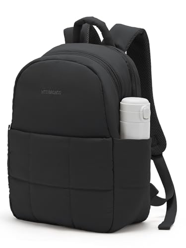 Image of WESTBRONCO Puffer Laptop Backpack for Women Travel Backpack for Women Airplane Approved Backpack with 16'' Laptop Compartment