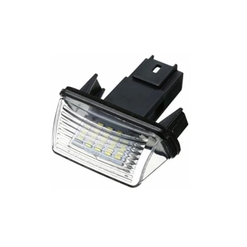 Luz de matrícula para Citroën Saxo y Xsara con alta visibilidad y ajuste exacto
