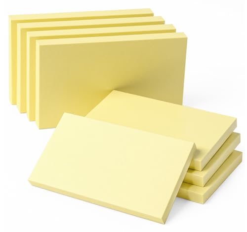 Notes adhésives Agoer jaunes pour fournitures scolaires bureau et listes de choses à faire à la maison