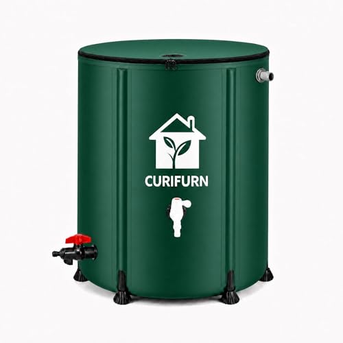 Curifurn 53 Gallon Collapsible Rain Barrel