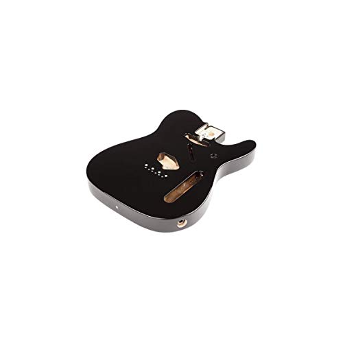 Fender Alder Telecaster Body - Vintage Bridge Routing - Black - Thumbnail 2
