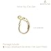 BEADNOVA 14k Gold Filled Leverback Earring Hooks 4pcs French Ear Wire Lever Back Earwire for Jewelry Making Crafting