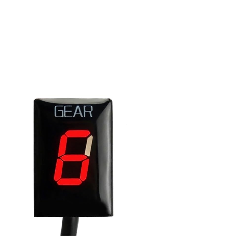 Indicatore di Marcia Digitale per Moto, Accessori per Moto Z750 Z1000 Z 750 Z 1000 2007 2008 2009, indicatore di Marcia, contatore di Marcia, Display, Report di velocità (Blu)