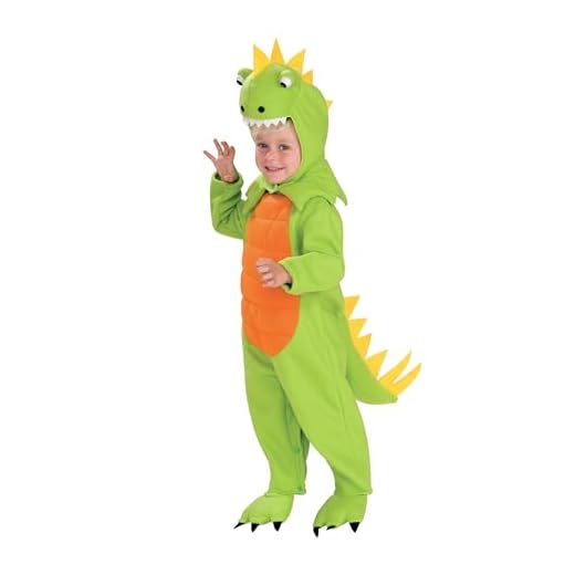 Rubies - Disfraz de Dinosaurio para niños, infantil 3-4 años (Rubie´s 885452-S)