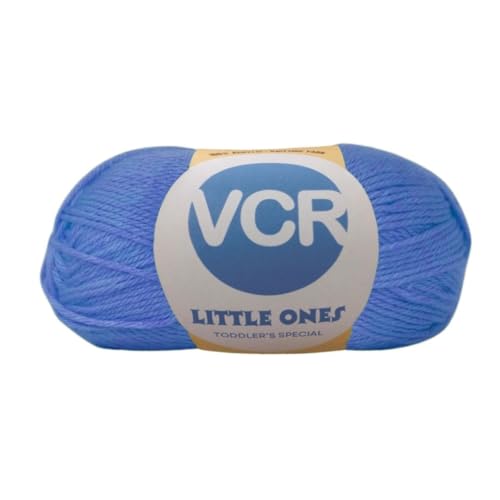 Image of VCR Steel Blue Yarn, 100 Grams Hank, 190 Meters Length, Acrylic Ball for Crochet and Knitting, Soft Crosia Threads, Pack of 1 Yarn, Suitable for DIY Crafts