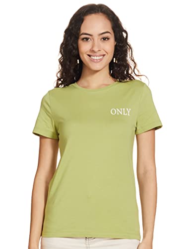 Image of ONLY Women's Cotton Regular Fit T-Shirt