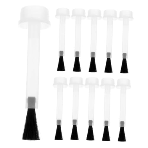 FOMIYES Manicure Brush Head 40 Pieces Nail Polish Brush Set for Nail Polish Applicator Small Portable