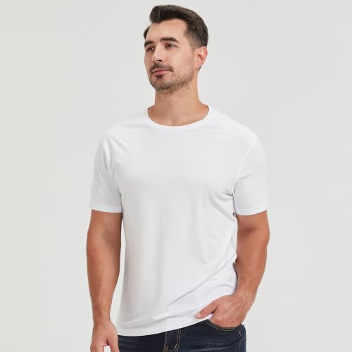 Image of netdraw Men's Ultra Soft Bamboo Viscose Cotton T-Shirt S-3XL