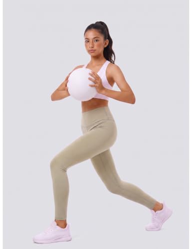 Image of Gnainach Bootcut Leggings Girls Teens High Waist Soft Stretch Yoga Pants | Flare Design With Gusseted Crotch,Interlock Seams Reduce Chafing, For Dance, Yoga, Running, Ballet, Daily Wear