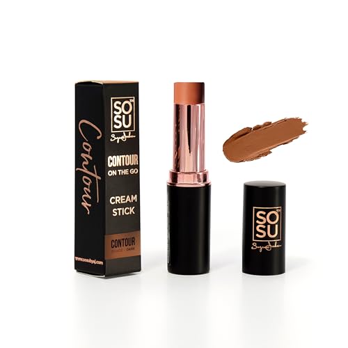 SOSU Cosmetics Contour On The Go Cream Stick - Dark Shade - Image 2