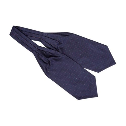 Image of The Tie Hub Paisley Microfiber Cravat Ascot Tie for Men Elegant Formal Neckwear