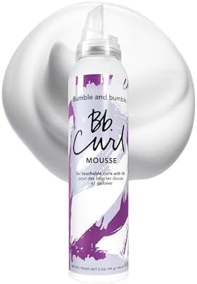 Bumble and bumble. Curl Hair Mousse | Anti Frizz | For Touchable, Volumized Curls and Waves | Adds Moisture and Hold | With Jojoba, Avocado + Coconut Oil | Standard Size, 5 Ounce