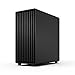 Fractal Design North Momentum Black - Glass Side Panel - Genuine Blackened Oak Wood Front - High Airflow PC Gaming Case - Three Powerful 120mm Momentum Fans Included - ATX Support