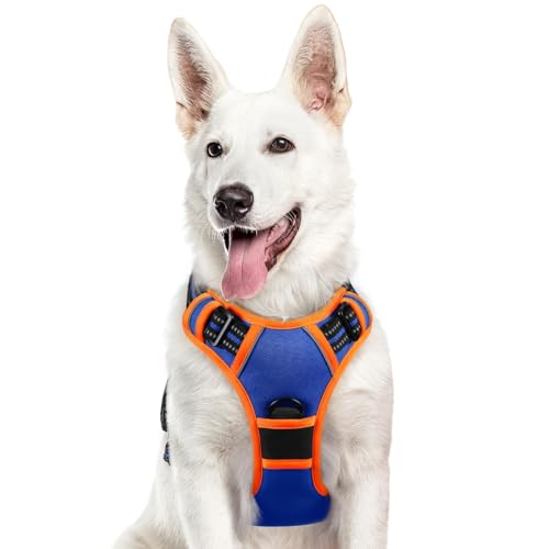 Image of Eagloo Dog Harness for Large Dogs, No Pull Pet Vest with 2 Leash Clips