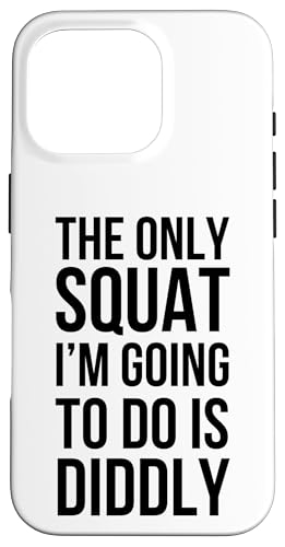 私がやろうとしている唯一のスクワットは、とても面白い運動をしないことです。 スマホケース iPhone 16 Pro 用