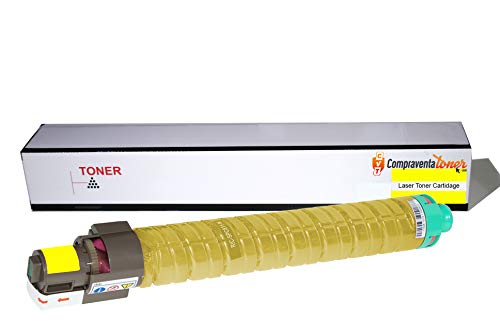 CVT   Toner genérico MP C2800 / MP C3300 / MP C3001 / MP C3501 Amarillo Reemplazo Compatible para Ricoh Aficio 841125 / 842044 / 841425