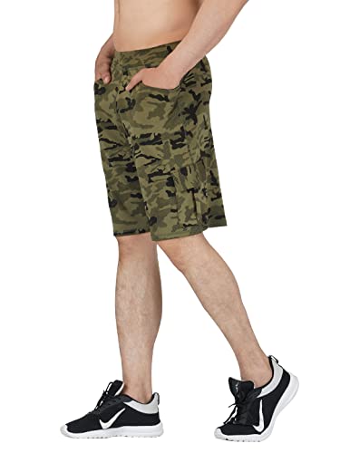 Imperative Men’s Camouflage Outdoor Regular Fit Shorts with Cargo Pockets on The Side Imperative Men’s Camouflage Outdoor Regular Fit Shorts with Cargo Pockets on The Side