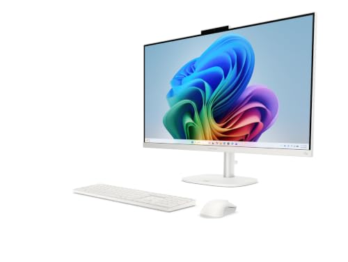 Image of HP OmniStudio 27 Inch All-in-One Desktop Computer: Intel Ultra 7 355 8-Core Processor, 16GB DDR5 RAM, 1TB NVMe SSD, Intel Xe Graphics, Windows 11 Pro, FHD, Wireless KB /M, Business and Home PC