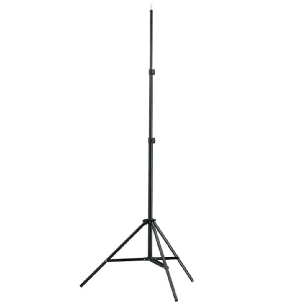 Set da studio fotografico con sfondo, kit di illuminazione, treppiede regolabile, 300 x 300 cm, sfondo in cotone, borsa per il trasporto, ideale per ritratti e fotografia di prodotti in