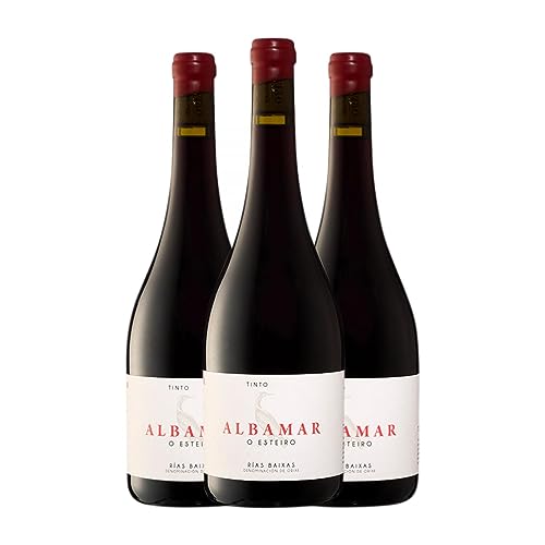 Albamar O Esteiro Mencía 75 cl: Caja de 3 Botellas de Vino Tinto Rías Baixas Albamar O Esteiro Mencía 75 cl: Caja de 3 Botellas de Vino Tinto Rías Baixas