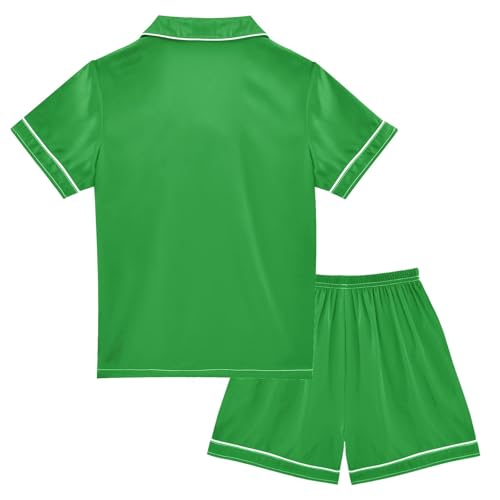 ODAWA 2 Piece Nightwear Mint Short Sleeve Top with Shorts 5-6Y2