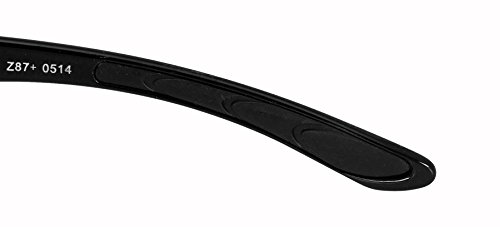 Bobster Charger Sunglasses, Black Frame/Clear Lens