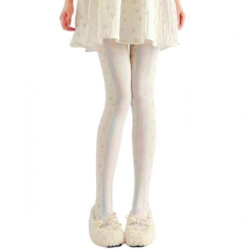 Image of Sahabowi Women's Sheer Tights, Digital Print Designs Stockings