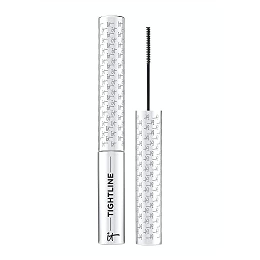 IT Cosmetics Tightline, - 3-In-1 Lash Primer, Eyeliner & Mascara - Lengthens & Conditions Lashes - Ultra-Skinny Wand - Infused With Collagen, Biotin, Peptides & Antioxidants - 0.12 Fl Oz Black