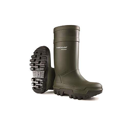 Preisvergleich Produktbild Dunlop C662933 Purofort Thermo + Vollsicherheitsgummistiefel / Damen-Sicherheitsgummistiefel, Grün, Größe 39