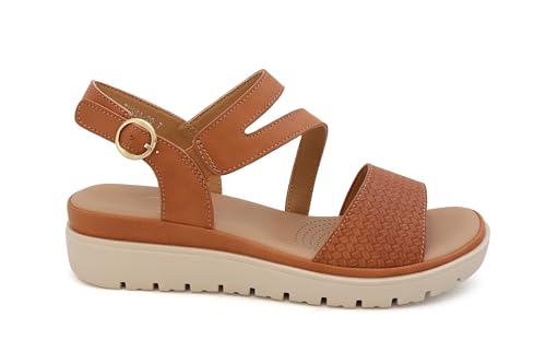 YOKI TUNSA-20 Women's Wedge Platform Sandals – Strappy Sandals With Arch Support, Comfortable Dress Sandals, Summer Platform Sandals3