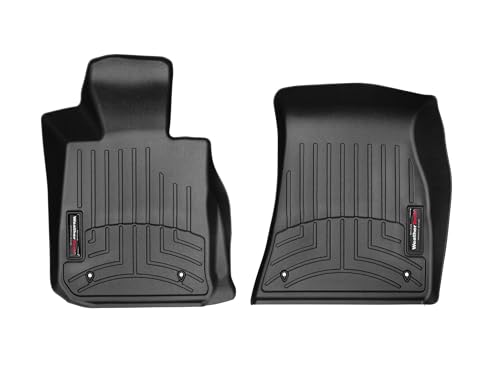 WeatherTech Custom Fit FloorLiners for BMW M3 Competition, M3, 330e - 1st Row (4416761), Black