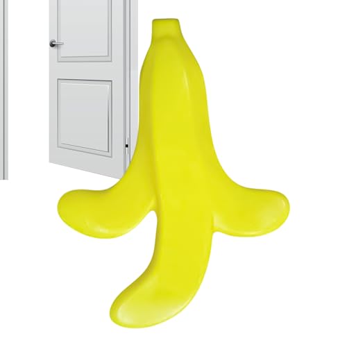 Syengery Tope Decorativo Para Puertas,Tope De Seguridad Con Forma De Cáscara De Plátano | Cuña Amortiguadora Para Proteger Puertas En Hogar Garaje Dormitorio Hotel Baño Lavandería Armario Patio