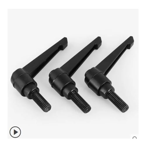 1PC M4 M5 M6 M8 M10 Clamping Lever Machinery Adjustable Handle Locking External Male Thread Knob Metal Screws (Color : M10X25)