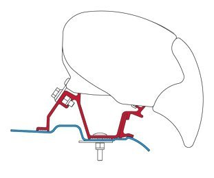 Fiamma 98655-746 Kit Staffa per F65 Mercedes Sprinter