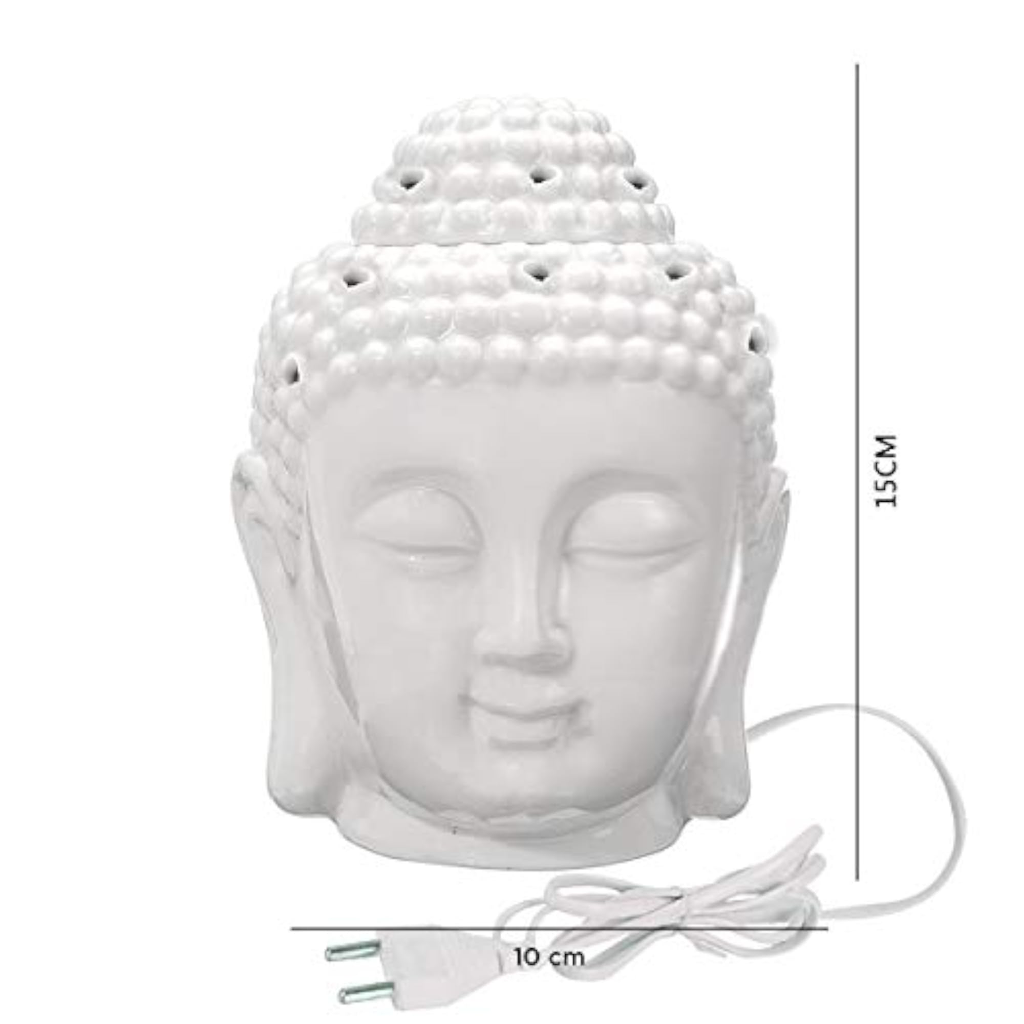 Ceramic Electric Buddha Aroma Diffuser Night Lamp