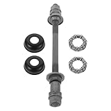 Erhöhte tragfähigkeit: die verstärkte hinterachse verbessert die stabilität des fahrrads und seine fähigkeit, schwerere lasten zu transportieren. ideal für abenteuerliche fahrten. hinterradnaben-fahrrad, achsenverlängerung