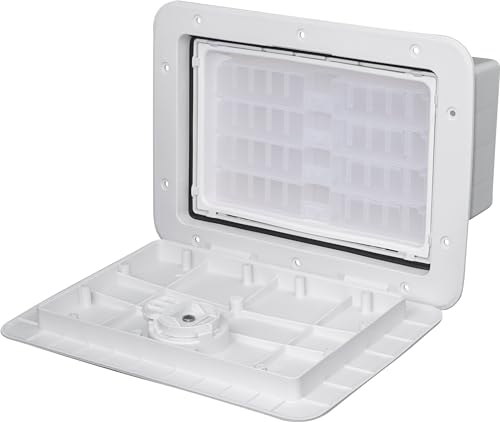 Tempress White 1115 Cam Tackle Hatch, 11 x 15 x 7.5