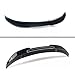 NEESPOC Rear Trunk Spoiler Wing Fit for BMW 3 Series E90 Sedan 2006-2011 325i/ 328i/ 330i/ 335i/ 335d/ M3 Gloss Black PSM Style Decklid Lip Exterior Accessories